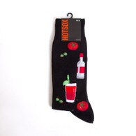 Fashion Accessories, HotSox, Black, Novelty, Accessories, Men, Bloody Mary, Sock, 722627